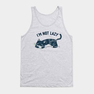 Lazy cat Tank Top